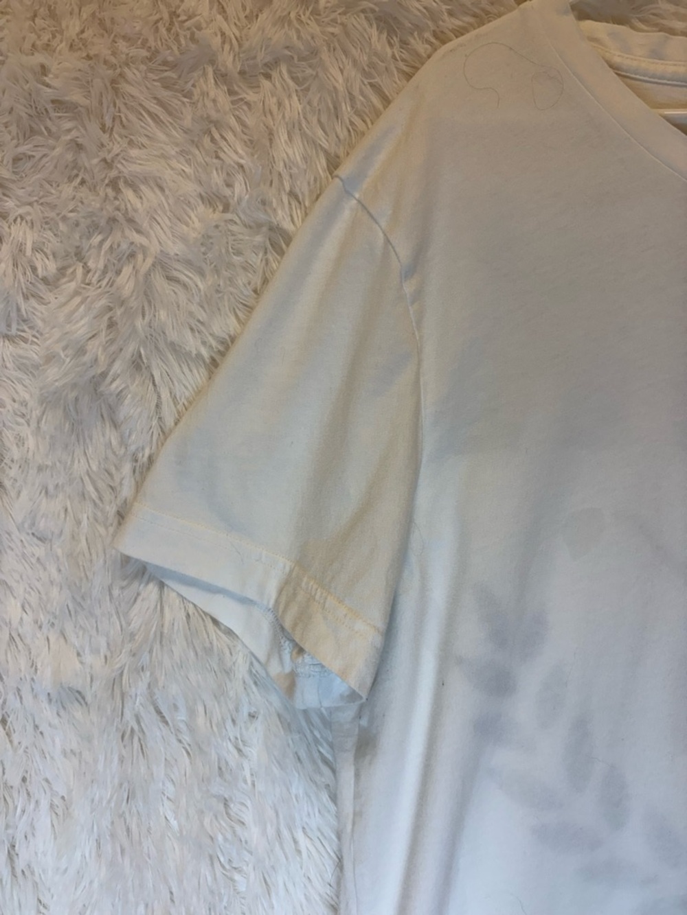 2 PINK Victoria's Secret Sequined White T-Shirts | Size Large 🩶 - Picture 8 of 17